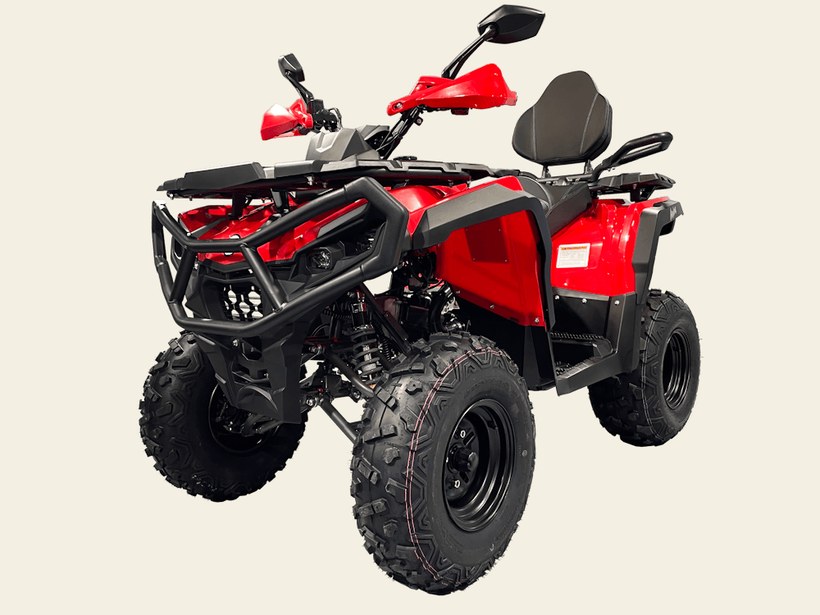 Красный квадроцикл I-RIDE ROVER 200-L
